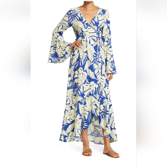 Maaji NWTs Skykline Amelia Wrap Cover Up Kimono Dress - Picture 1 of 3